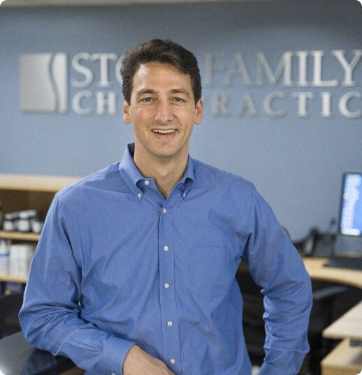 Dr. Todd smiling for the camera at Stow Family Chiropractic
